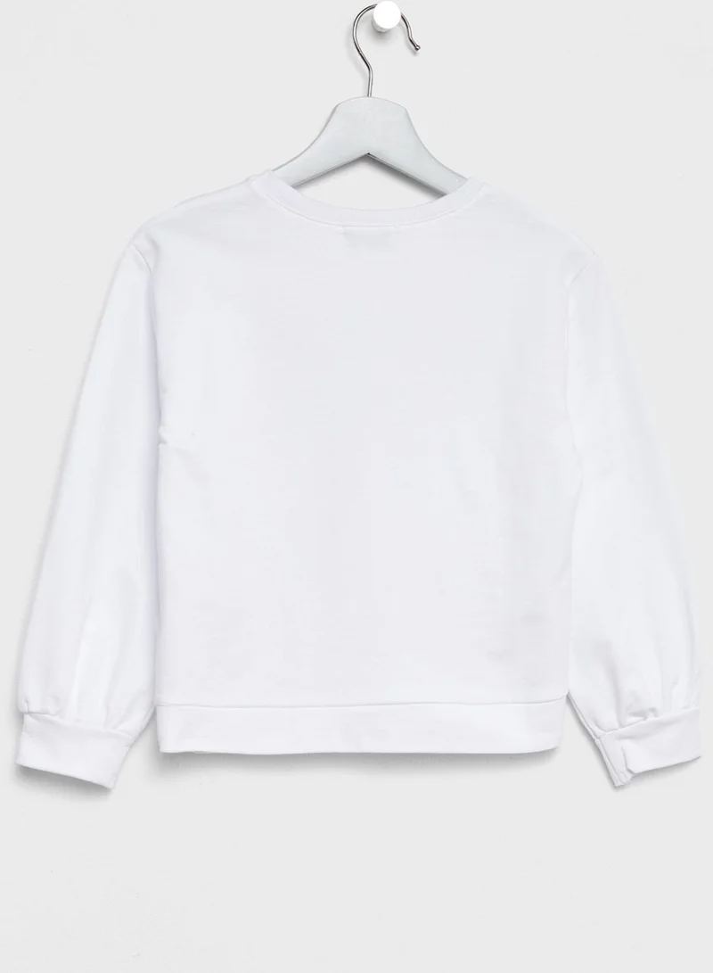Little Ginger Little Pearl Detail Sweatshirt
