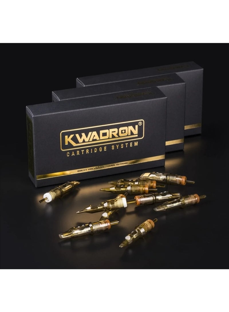 كوادرون راوند لاينر 30/1 RLLT - خراطيش تاتو عالية الجودة، 20 قطعة في العلبة - Image 4