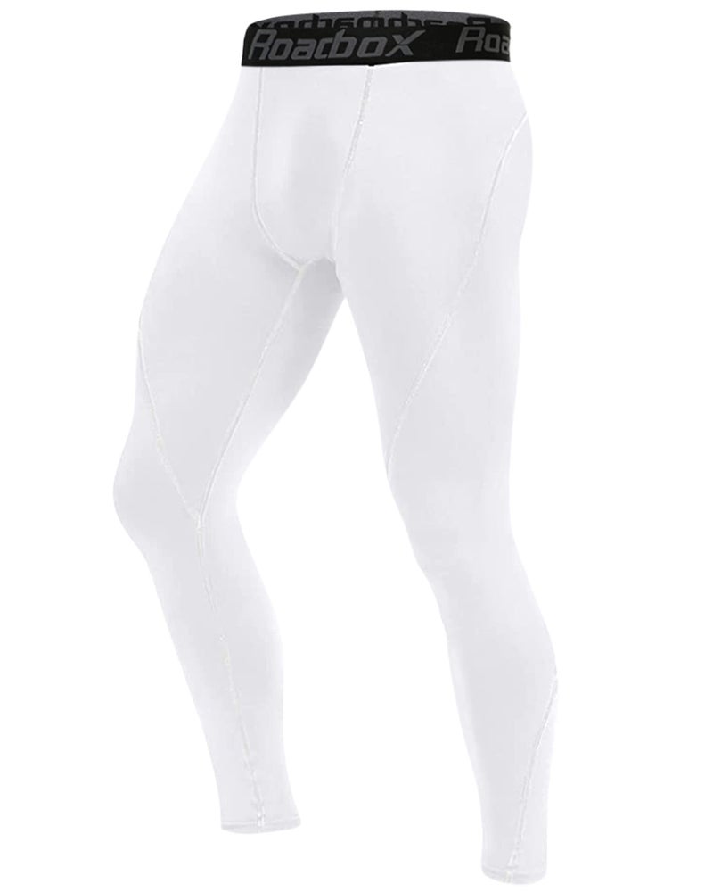 Roadbox Compression Pants Men Cooling Dry Base Layer Bottoms Outdoor Sports Cycling Tights Leggings for Basketball Football Running - Image 1