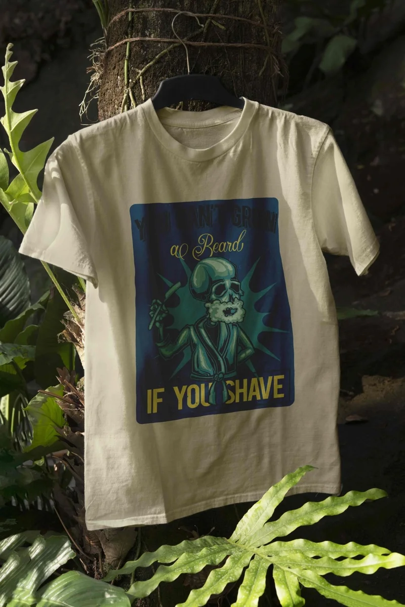 DogFish Casual Regular Basic Wide T-Shirt Brown T-Shirt