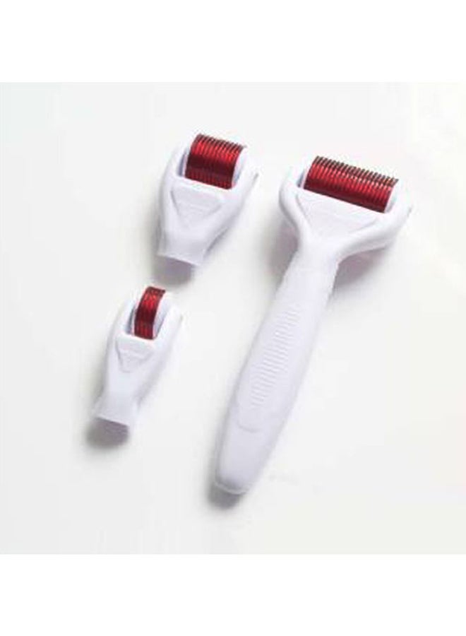 HTC 4-In-1 Derma Roller Skin Care Beauty Micro-Needle Kit Set White - Image 5