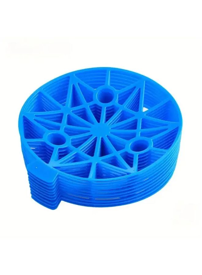 Blue 3 Tier Plant Stand Mesh Basket for Melon Pumpkin Squash Indoor Outdoor Balcony 2pcs - Image 4