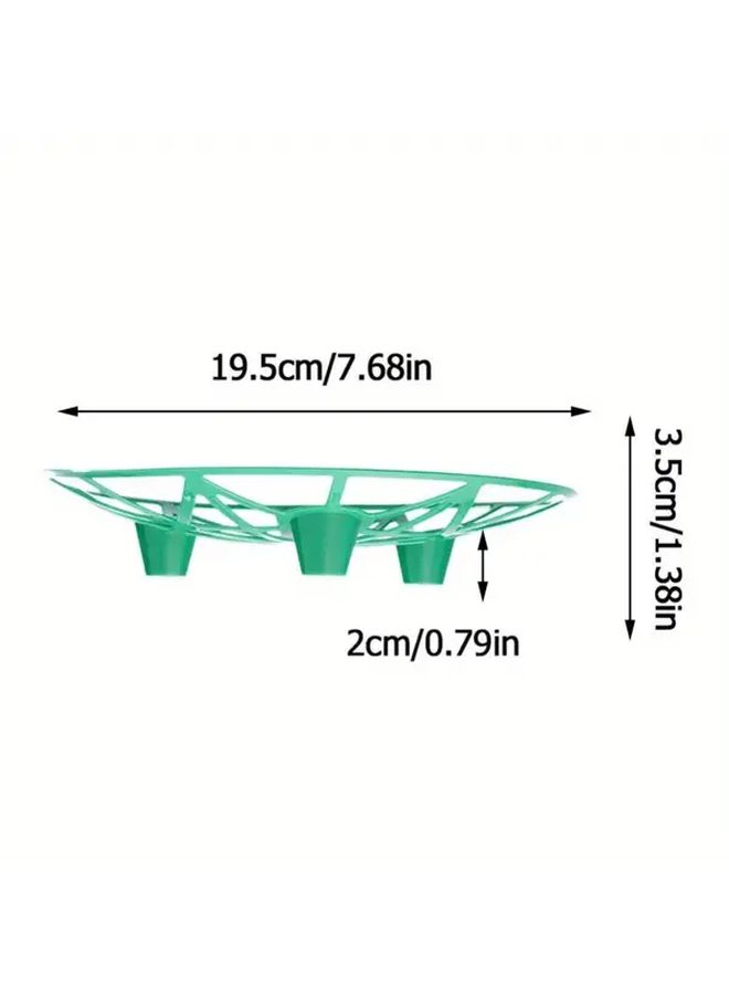Blue 3 Tier Plant Stand Mesh Basket for Melon Pumpkin Squash Indoor Outdoor Balcony 2pcs - Image 2
