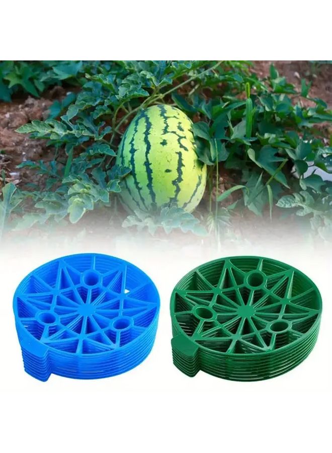 Blue 3 Tier Plant Stand Mesh Basket for Melon Pumpkin Squash Indoor Outdoor Balcony 2pcs - Image 1