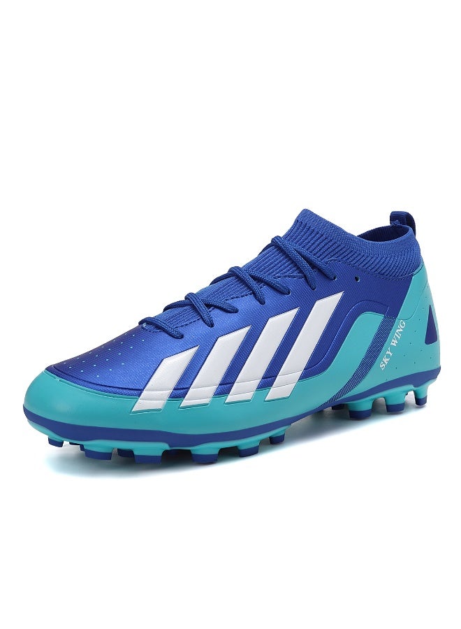 SKY WING Unisex Soccer Cleats Lightweight Lacing System FG Sole Multi-Color face Men And Women Football Shoes with Ankle Support for Beginners to Advanced Players - Image 2