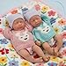 Miaio 12 Reborn Baby Dolls Twins Micro Preemie Full Body Silicone Baby Doll Lulu Lifelike Mini Reborn Doll Surprice Children AntiStress My Melody - Image 2
