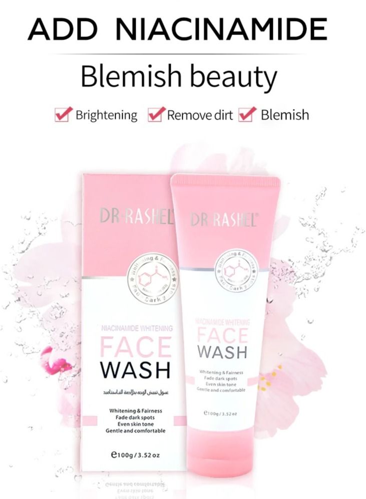 RASHELL Dr. Rashel Niacinamide Whitening Face Wash 100g - Image 2