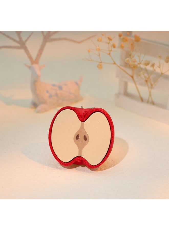 minihope Apple Core Fidget Clicker – PLA Stress Relief Keychain Toy – Fun Fruit Bag Charm for Adults – Clickable Sensory Gadget for Desk or Travel - Image 4