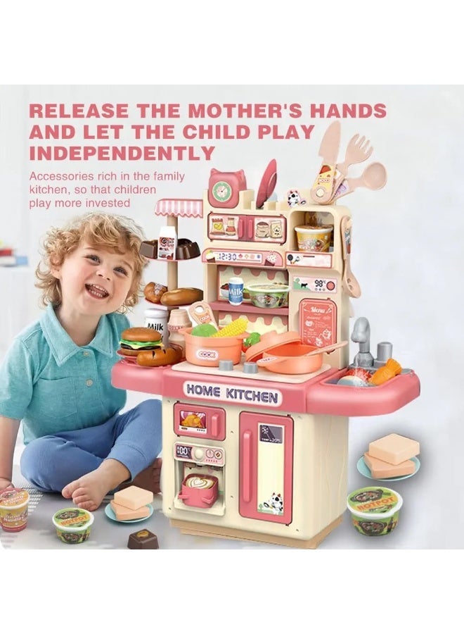 Kids Kitchen Play Set – 39 Pieces - Image 1