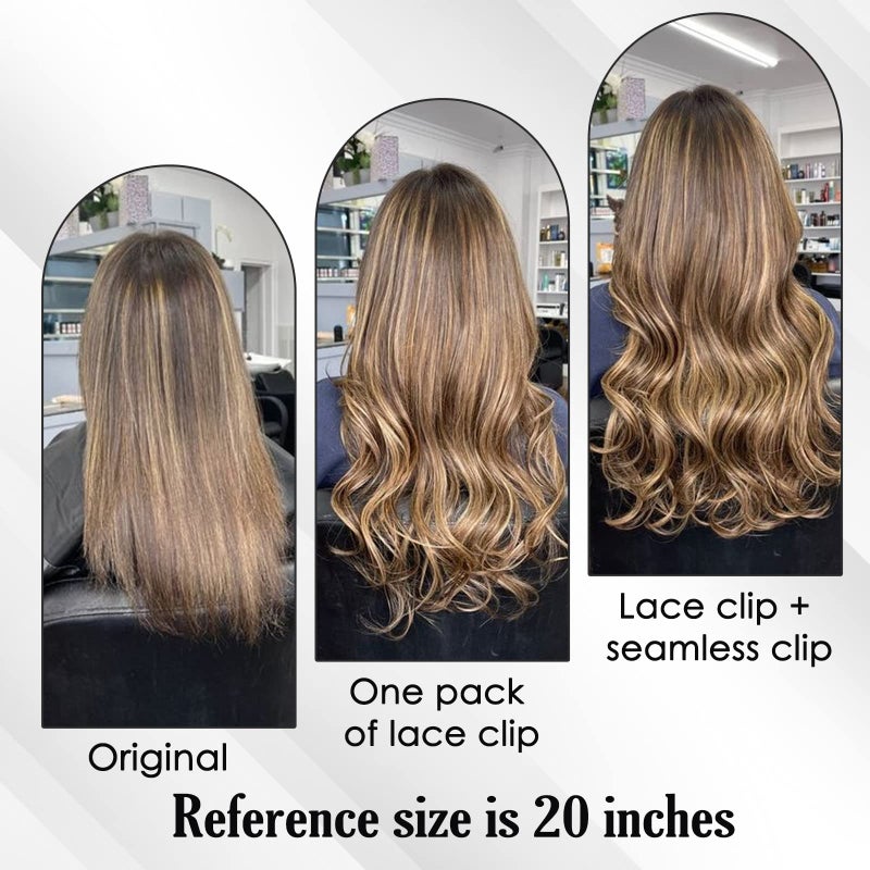 Full Shine Brown Hair Extensions Clip ins Real Human Hair Dark Brown Ombre 8 Ash Brown Mix 2 Brown Straight Hair Extensions Remy Hair 12 Inch for Short Hair 3Pcs Lace Weft - Image 5