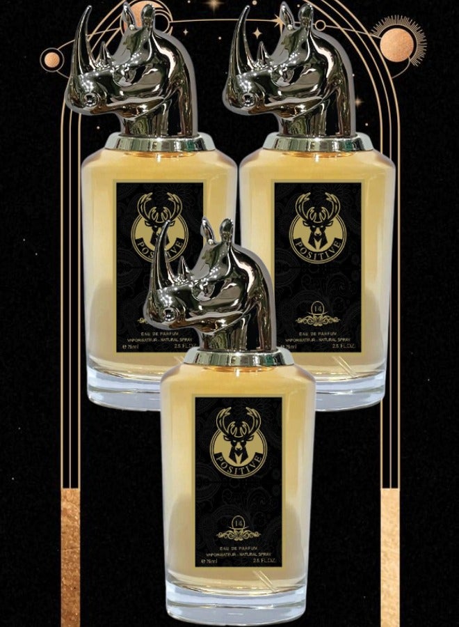 POSITIVE 3 Pieces Positive Number 14 EDP 75ML - Image 1