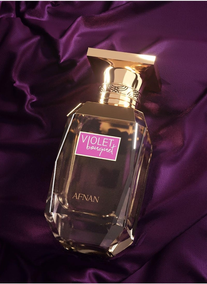 Afnan Violet Bouquet  Eau de Parfum for women , 80 ML  - Image 5