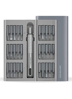 PROMATE Mini Screwdriver Set, Premium 31-in-1 Aluminum Alloy Precision Screwdriver Kit with 30 S2 Steel Bits, Anodic Oxidation, Magnetic Storage Box, Pop-up Case and Durable Construction for Electronics  - Image 1