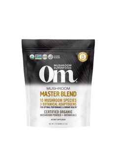 Om Mushroom Superfood Master Blend Mushroom Powder Supplement 6.2 Ounce 67 Servings 10 Mushroom Complex Lions Mane Chaga Cordyceps Reishi Extract Adaptogens For Vibrant Health Immune Support  - Image 2