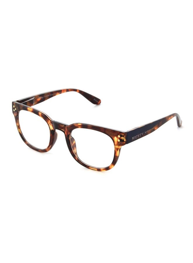 Foster Grant Disney Blue Light Brown Tortoise Clear Frame Glasses  - Image 1