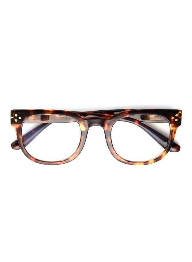 Foster Grant Disney Blue Light Brown Tortoise Clear Frame Glasses  - Image 2