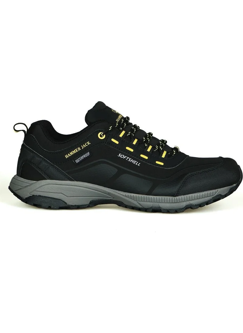 Hammer Jack Outdoor Waterproof Vicente Black Yellow Men's Shoes
