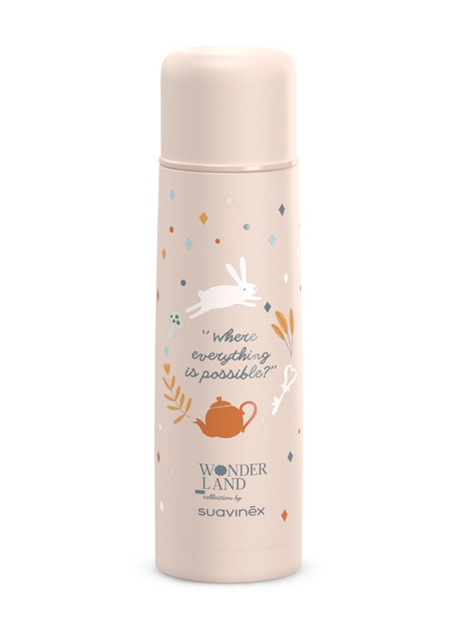 SUAVINEX ترمس للأطفال لنقل طعام الأطفال والمشروبات الساخنة والباردة يحافظ على درجة الحرارة لعدة ساعات ختم محكم وإغلاق بزر 0M+ 500ml - Image 1