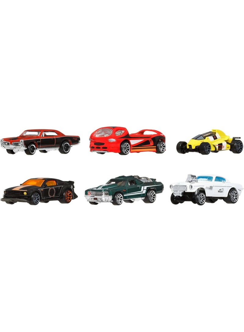 Hot Wheels 1:64 Scale Die-Cast Toy Cars, Set of 6 HW Legends Vehicles - Styles May Vary  - Image 1