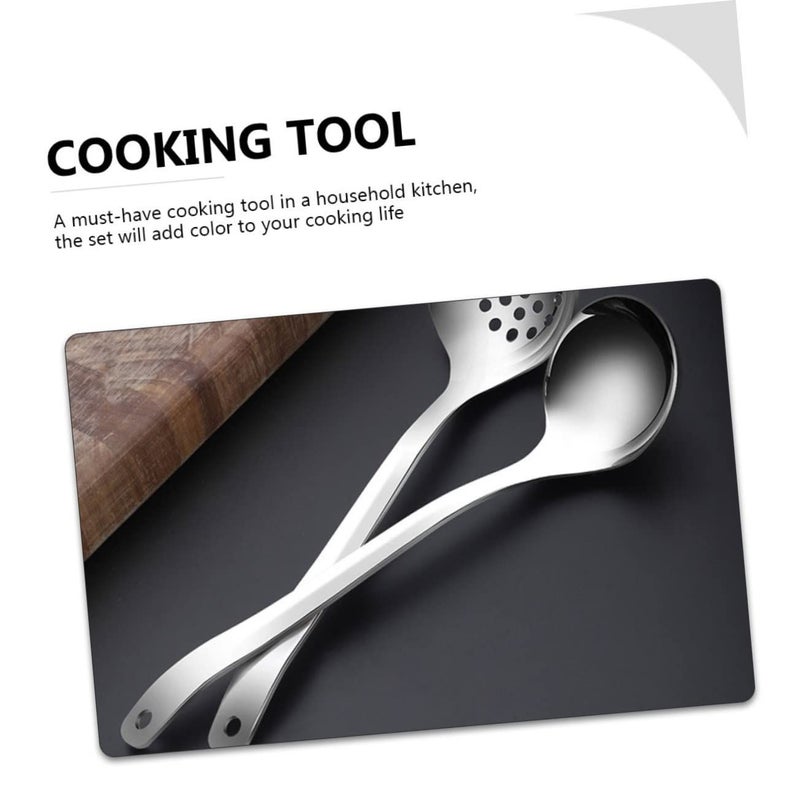 Stainless Steel Strainer Spoon With Ergonomic Handle Non Stick Easy Storage - Image 5
