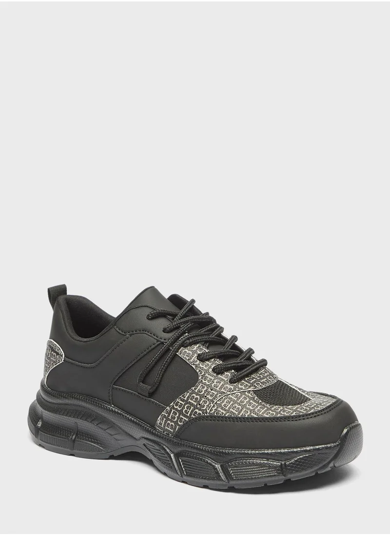 shoexpress Lace Up Low Top Sneakers