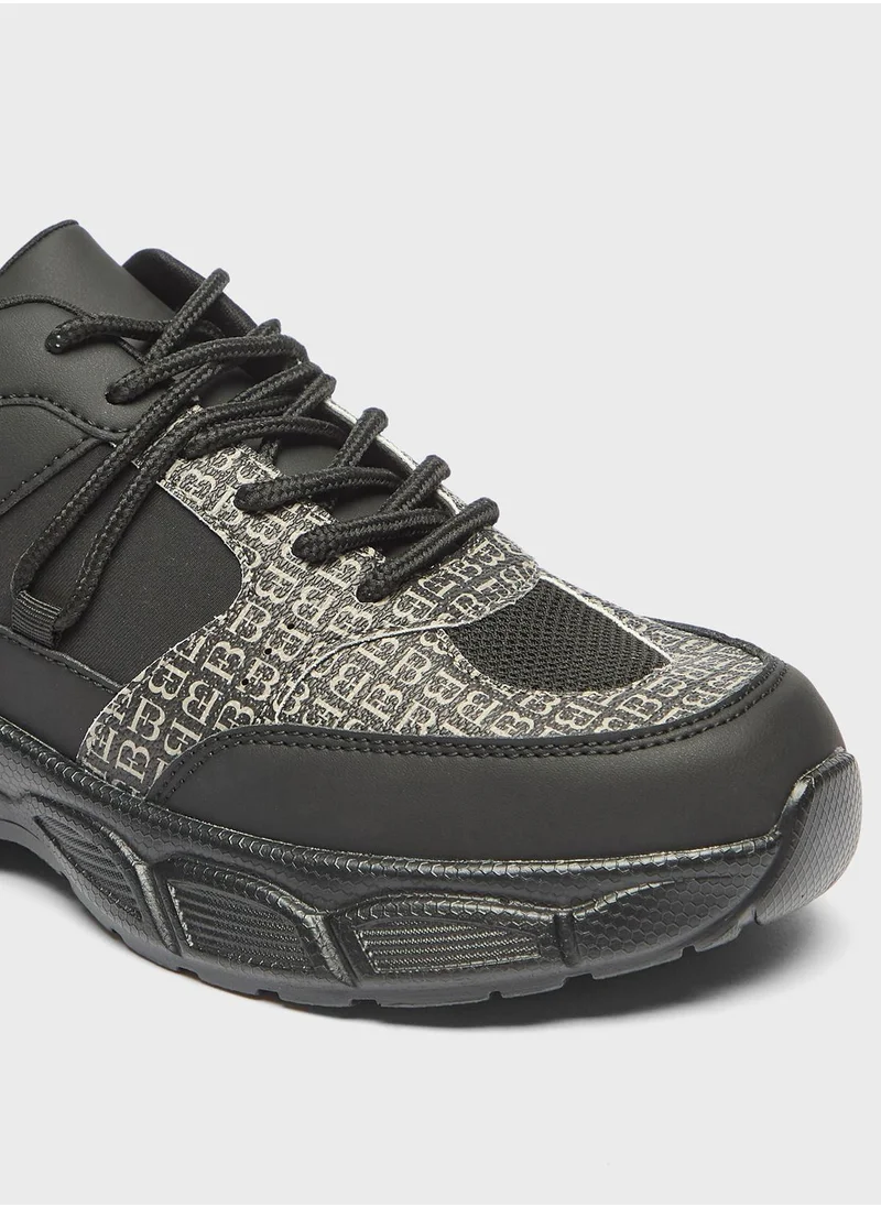 shoexpress Lace Up Low Top Sneakers