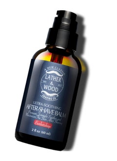 Lather  Wood  Barbershop Aftershave for Men  LongLasting Fragrance NonGreasy Formula Easy Pump Dispener Gentle and Subtle Scent