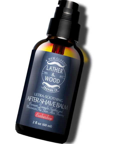 Lather  Wood  Barbershop Aftershave for Men  LongLasting Fragrance NonGreasy Formula Easy Pump Dispener Gentle and Subtle Scent