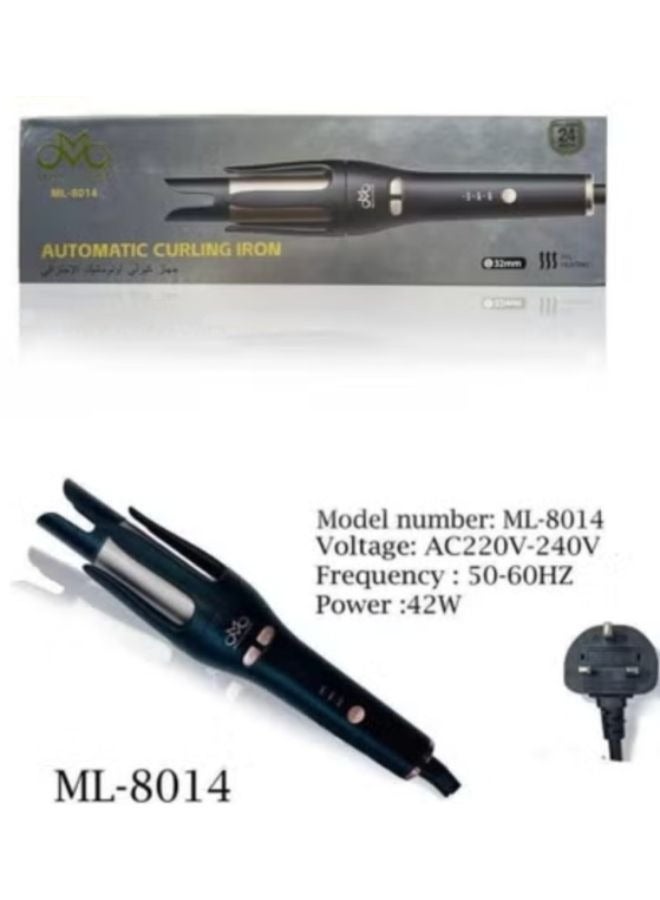 Mulliner Fast Heat-Up 32mm Automatic Hair Curler with 3 Adjustable Temperature, UK Plug ML-8014 - Image 1