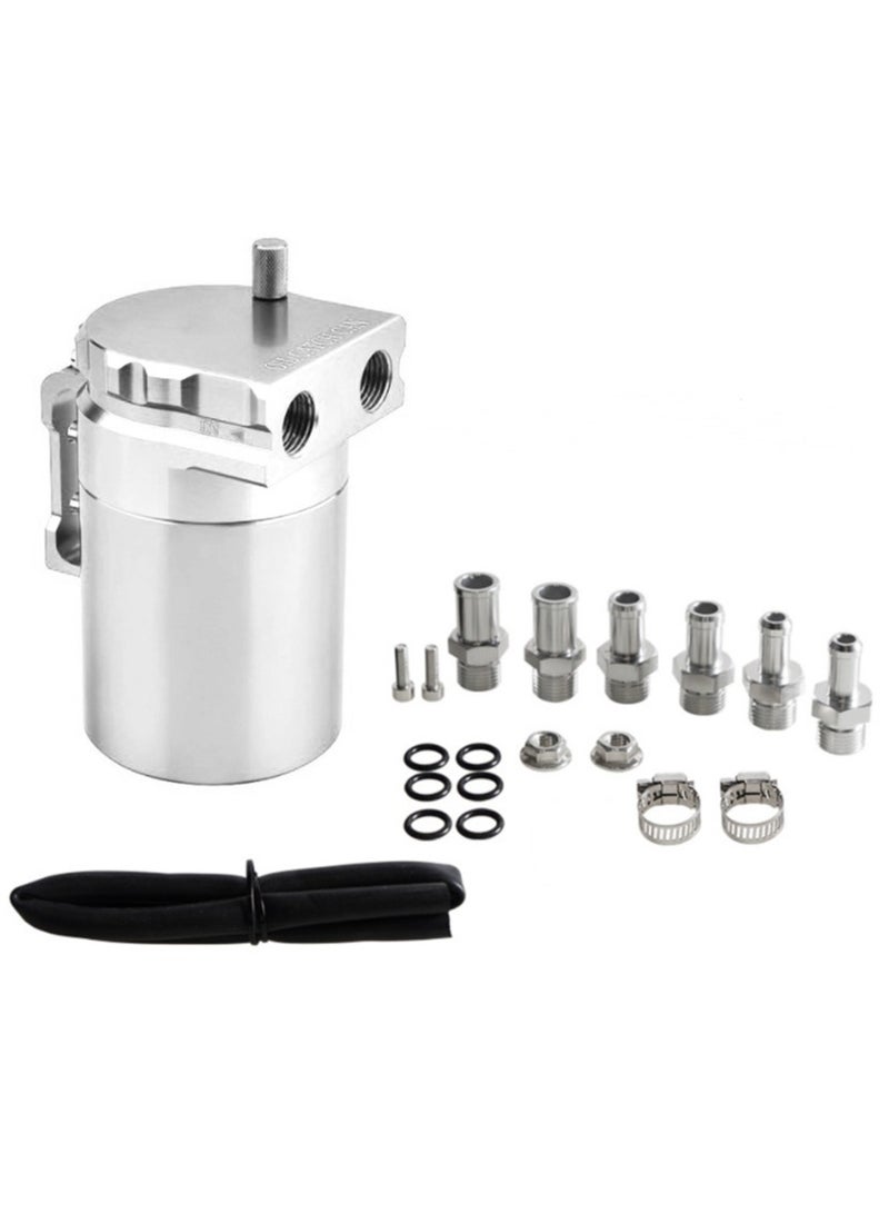 Loquat Universal Car Oil Catch Can Kit Reservoir Tank - Image 2