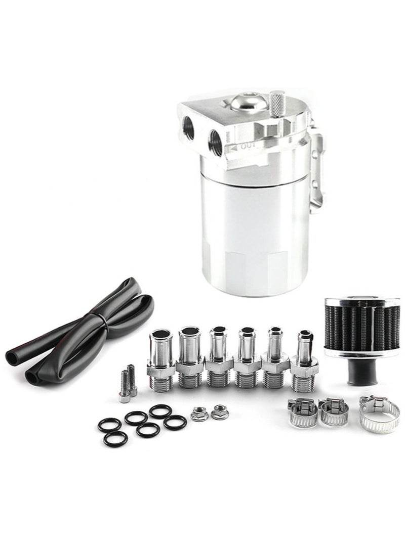 Loquat Universal Car Oil Catch Can Kit Reservoir Tank - Image 1