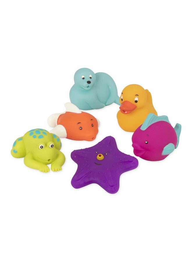 Battat - Assorted Bath Toys - 9Pcs Animal Squirters - Water Squirt Toys - Bath & Pool - 10 Months+ - Bath Buddies (9Pcs) - Image 4