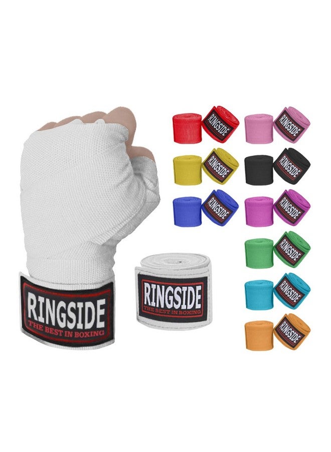 Ringside Mexican Style Boxing Hand Wraps (Pair), White , 180Inch - Image 2