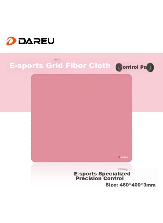 Daryo Daru You Gaming Mouse Pad, Fps Smooth Thickened Mouse Pad, Sweat-resistant Wear-resistant Large Csgo/counter-strike Table Mat, Grid Co Surface 460*400*3mm Pink - Image 1