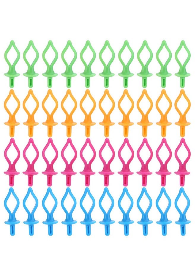 Zerodis Silicone Bobbin Clamp, 40Pcs Bobbin Holder Clamp Thread Control Clamp Reusable Sewing Tools Sewing Embroidery - Image 1