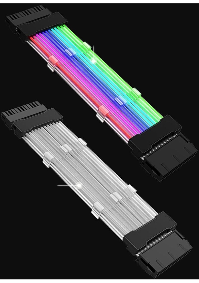 SARGB Shenguang Synchronous Motherboard 2 * 8P Adapter Cable 2 * 8P ARGB Light Emitting Extension Cable - Image 5
