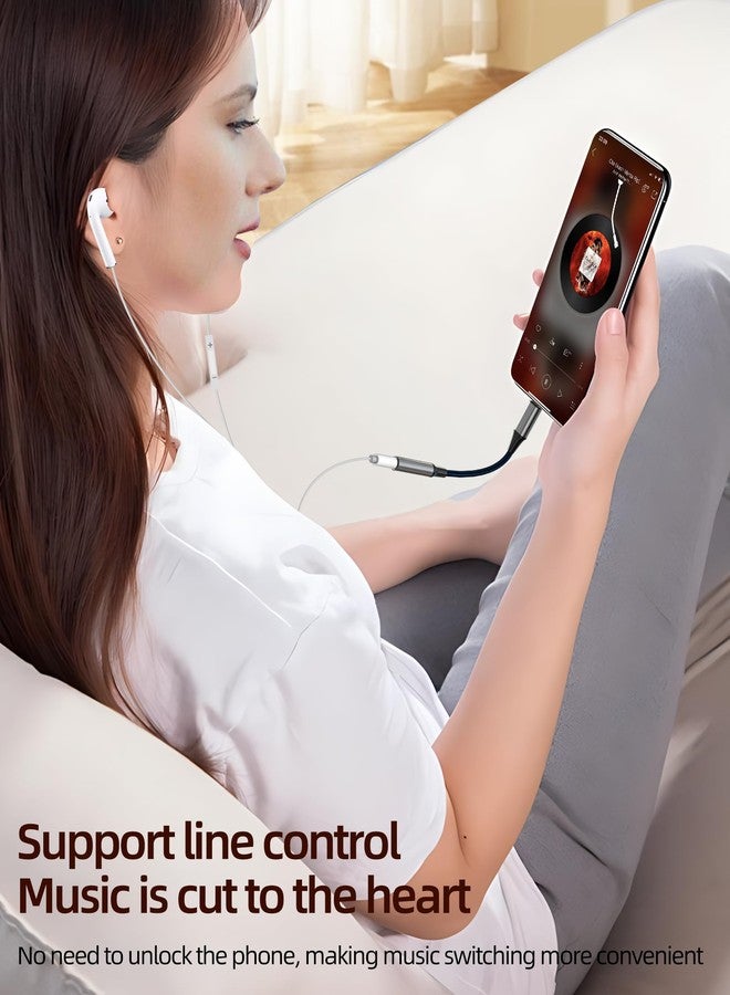 zoyuzan USB-C to 3.5mm Jack Headphone Adapter (2Pack)DAC Type C AUX Cord Dongle Connector Audio Splitter Cable Extension for Apple iPhone15 Pro Max for iPad Compatible for Samsung Galaxy S20 S21 S22 Note10 S9 - Image 3