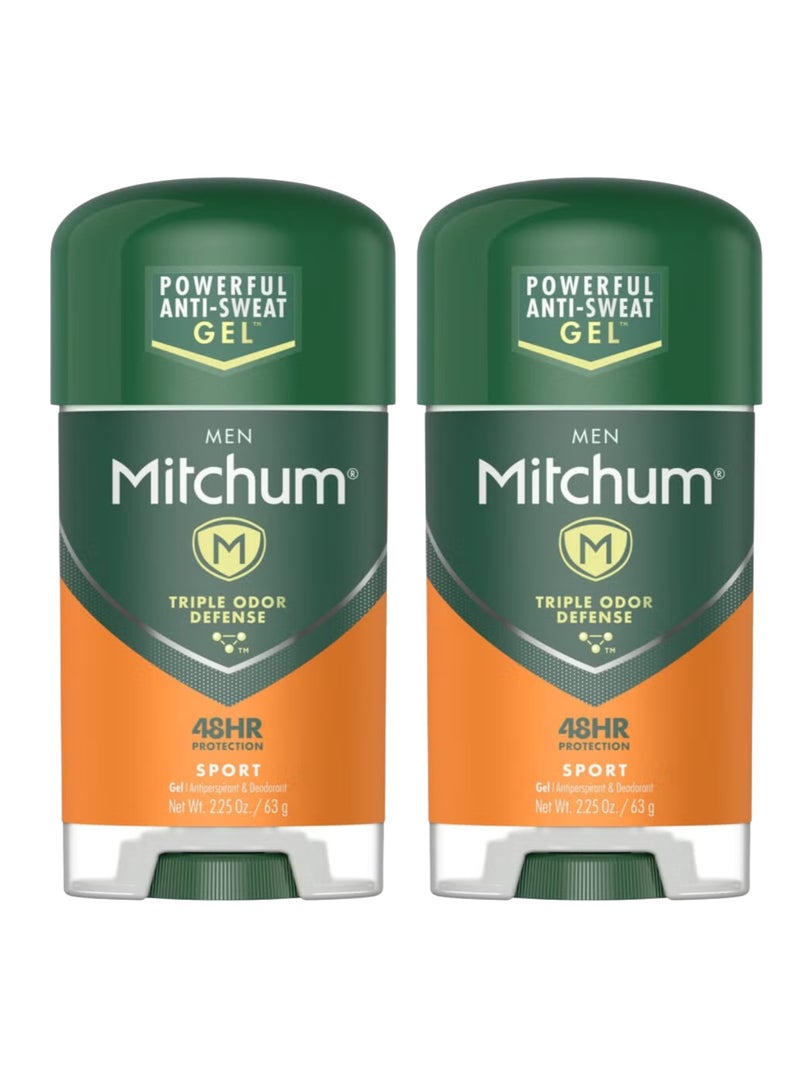 ميتشوم جل مضاد للتعرق ومزيل للعرق للرجال سبورت 63 جم (عبوة من 2) - Image 1