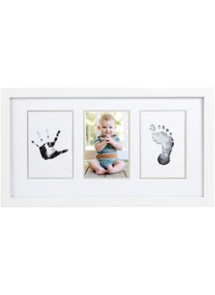 pearhead Pearhead Babyprints Newborn Handprint and Footprint Photo Frame with Clean-Touch Ink Pad  - Image 4