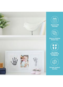 pearhead Pearhead Babyprints Newborn Handprint and Footprint Photo Frame with Clean-Touch Ink Pad  - Image 5