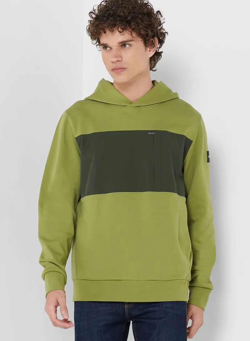 CALVIN KLEIN Colour Block Hoodie