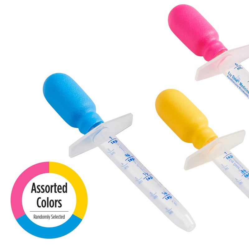 EZY DOSE Kids Baby Oral Syringe & Dispenser Calibrated for Liquid Medicine, Reduce Mess, Easy Way to Orally Administer Medication, 5 mL/1 TSP, Color May Vary, BPA Free - Image 5