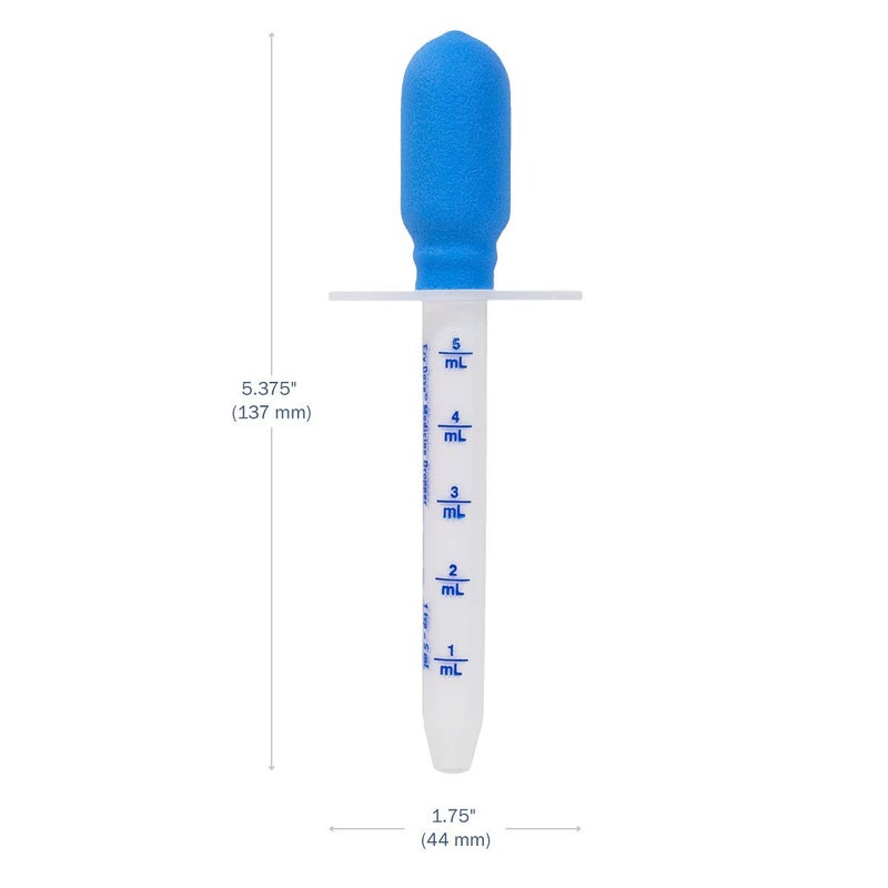 EZY DOSE Kids Baby Oral Syringe & Dispenser Calibrated for Liquid Medicine, Reduce Mess, Easy Way to Orally Administer Medication, 5 mL/1 TSP, Color May Vary, BPA Free - Image 2