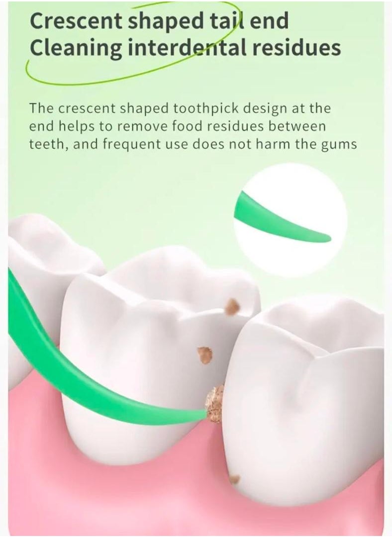CleanWave - The Pure Effect 150 Mint Dental Floss Picks + FREE Convebience box– Deep Cleaning Flossers for Healthy Oral Care, Travel-Friendly & Hygienic for Daily Use  - Image 4