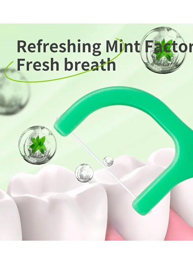 CleanWave - The Pure Effect 150 Mint Dental Floss Picks + FREE Convebience box– Deep Cleaning Flossers for Healthy Oral Care, Travel-Friendly & Hygienic for Daily Use  - Image 2