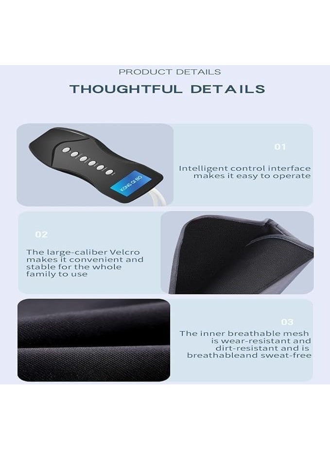 Premium Leg & Foot Massager with Air Compression & Heat - 4-in-1 Pain Relief for Foot, Leg, Thigh, Knee - Perfect Gift - Image 5