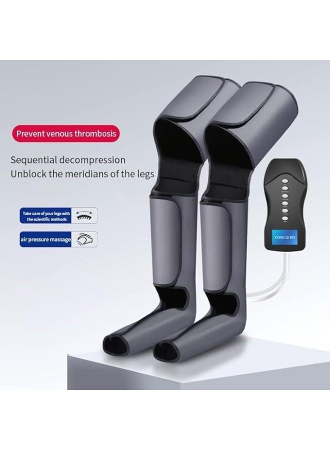 Premium Leg & Foot Massager with Air Compression & Heat - 4-in-1 Pain Relief for Foot, Leg, Thigh, Knee - Perfect Gift - Image 3