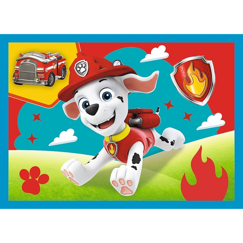 Trefl - Paw Patrol Running Pupies 4 in 1 Puzzle (12+15+20+24) Pieces - - Image 3