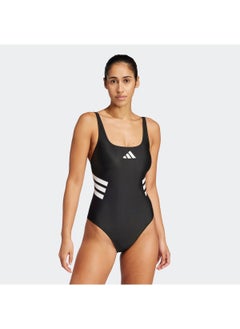 Adidas 3 Stripe U-Back Swimsuit  - Image 1