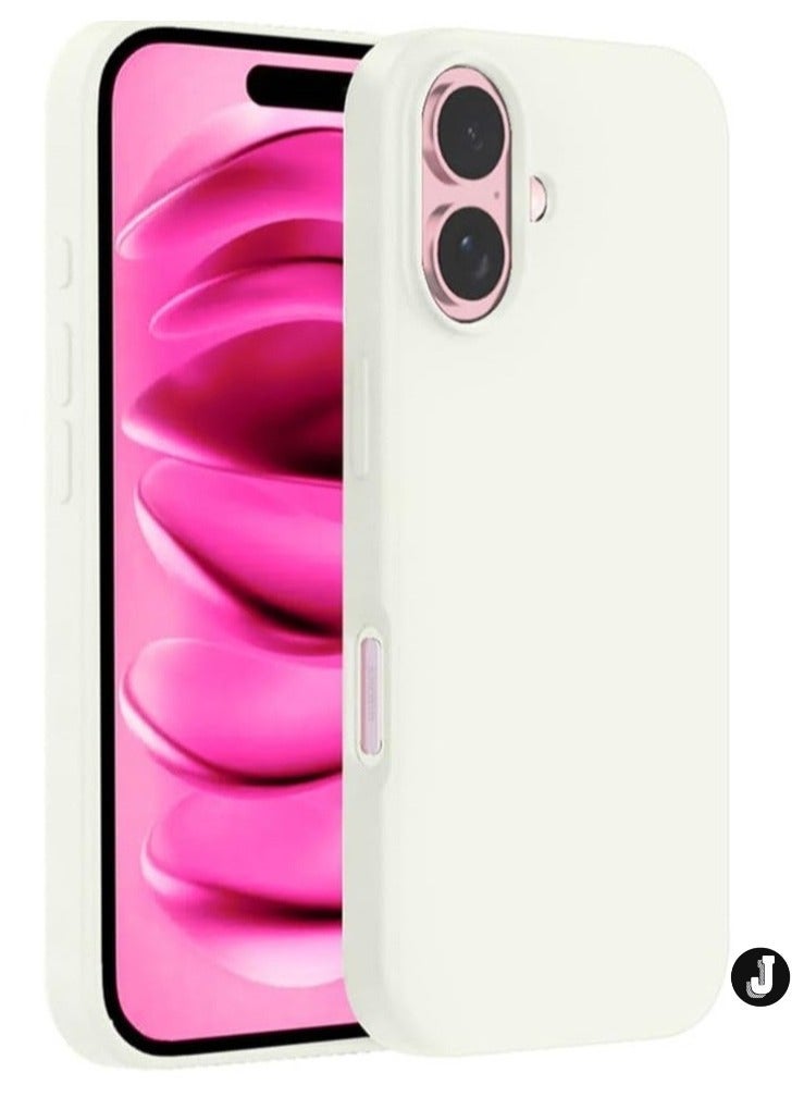 NEW "New Liquid Silicone Case for iPhone 16 Plus – Ultra Slim Design, Soft Anti-Scratch Microfiber Lining & Drop Protection"